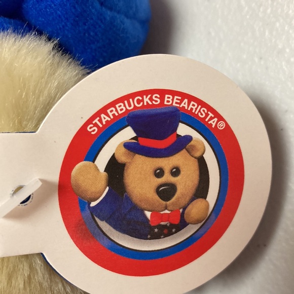Starbucks 2002 20th Edition Fourth of July Bearista Plush - Picture 5 of 7